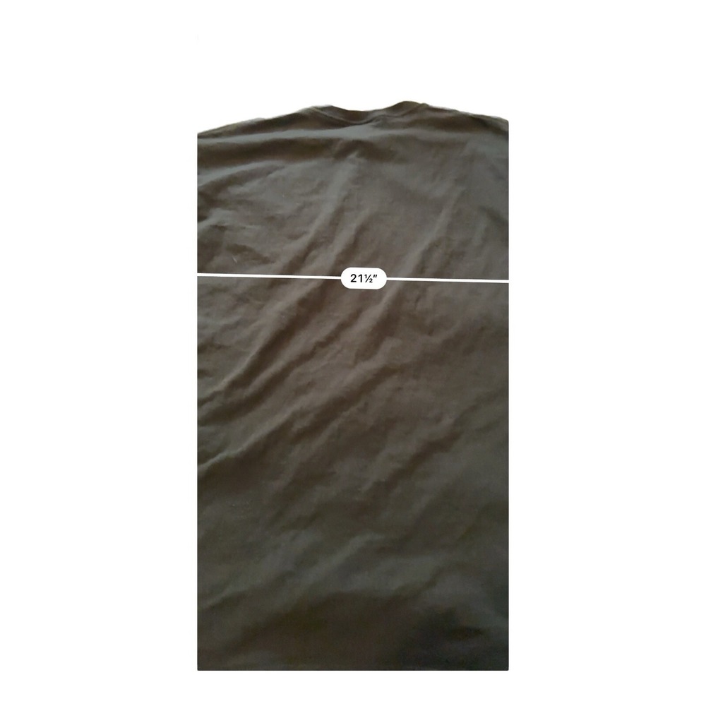 Mustang Pride Men's T-Shirt XL Xtra Large Black White Crew Neck Short Sleeve EUC - Picture 8 of 9